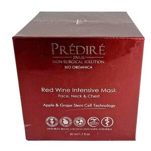 Prédire Paris Red Wine Intensive Mask Face Neck & Chest Apple Grape Stem new